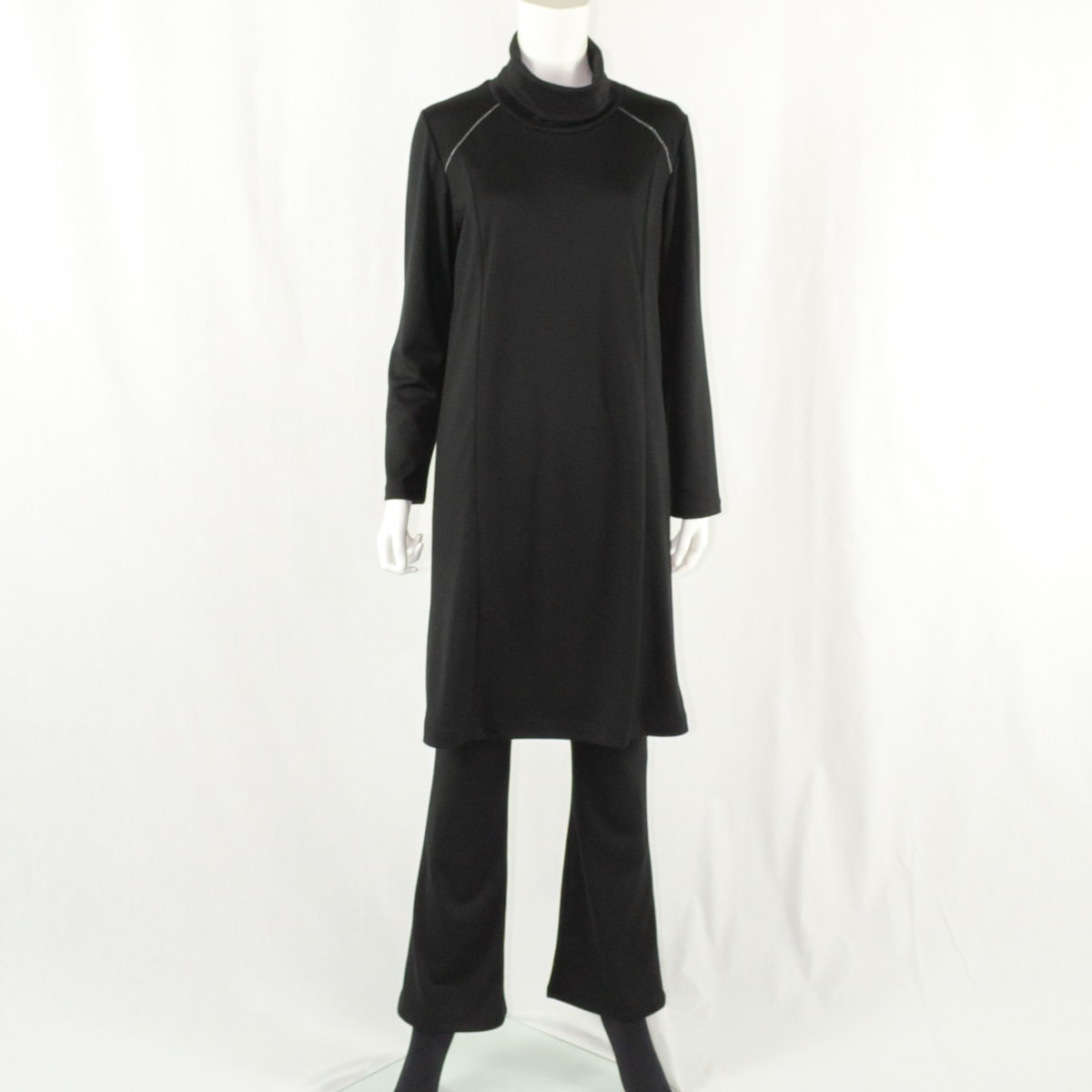 ウエストゴムのストレッチパンツ