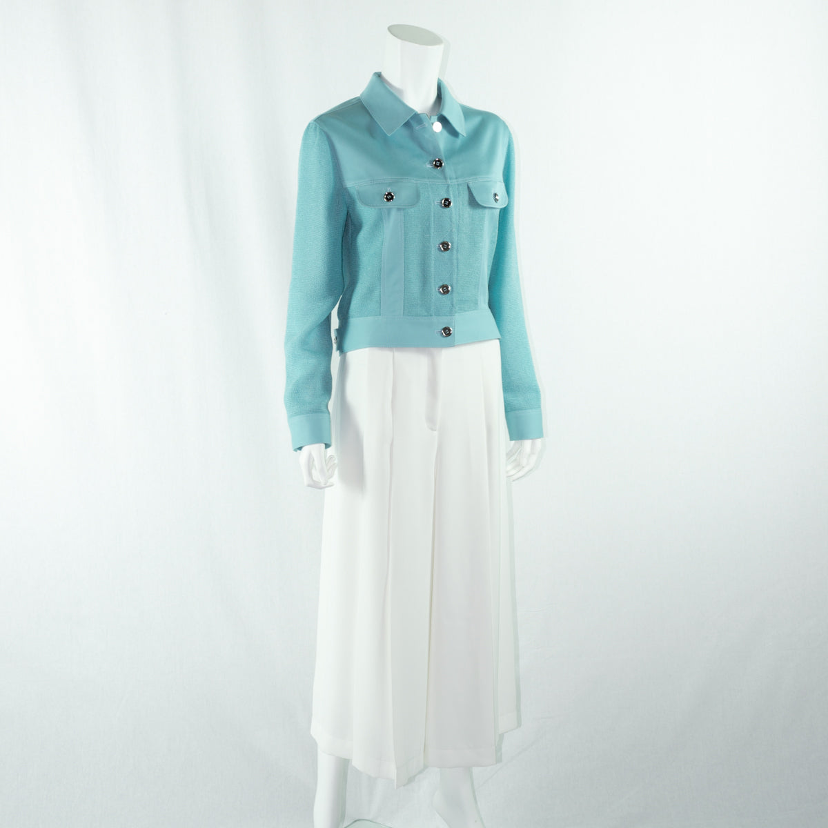 異素材使いの切り替えGジャン