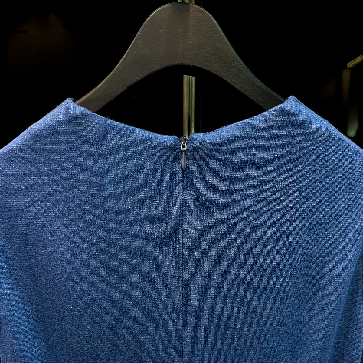 アーガイル柄のツーピース風ワンピース